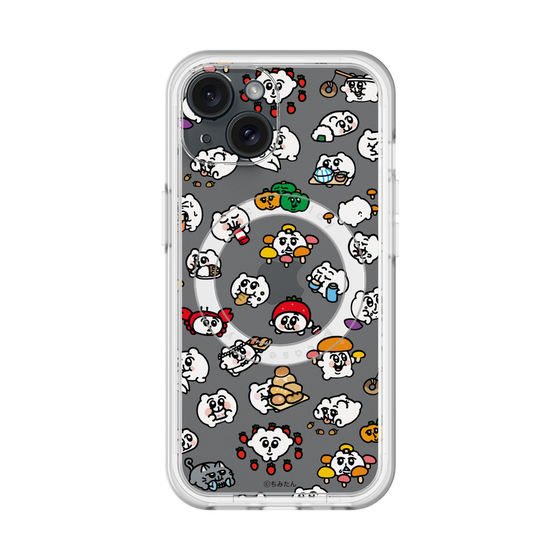 スリムプロテクションプレミアムケース with MagSafe［ ちみたん - ちみたんがいっぱい - 食べ物編 ］
