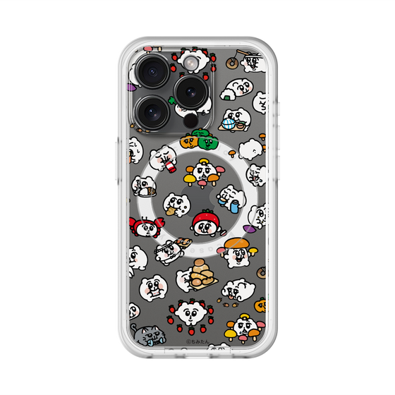スリムプロテクションプレミアムケース with MagSafe［ ちみたん - ちみたんがいっぱい - 食べ物編 ］