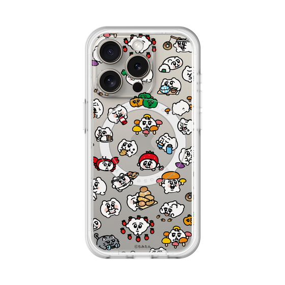 スリムプロテクションプレミアムケース with MagSafe［ ちみたん - ちみたんがいっぱい - 食べ物編 ］