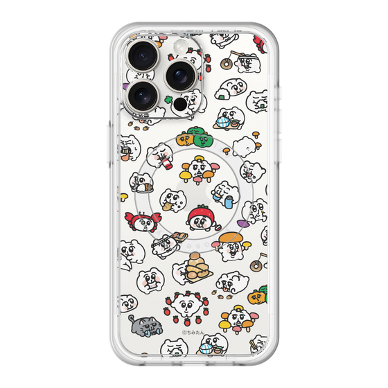 スリムプロテクションプレミアムケース with MagSafe［ ちみたん - ちみたんがいっぱい - 食べ物編 ］