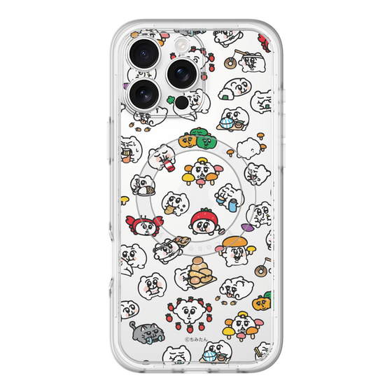スリムプロテクションプレミアムケース with MagSafe［ ちみたん - ちみたんがいっぱい - 食べ物編 ］