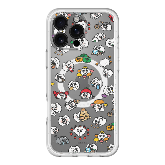 スリムプロテクションプレミアムケース with MagSafe［ ちみたん - ちみたんがいっぱい - 食べ物編 ］