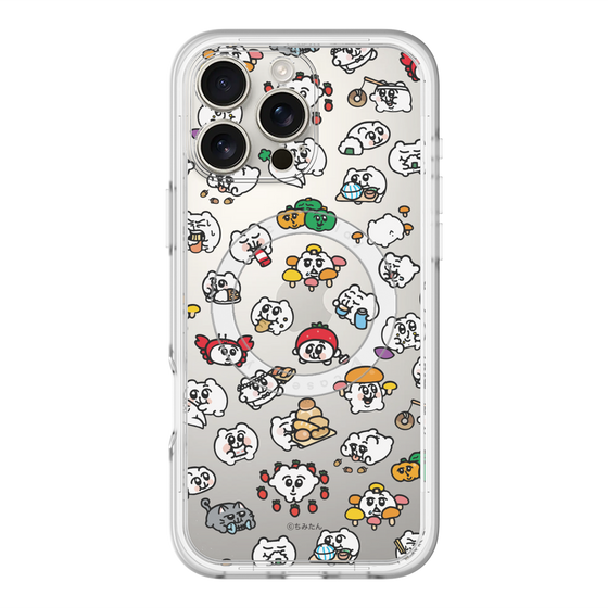 スリムプロテクションプレミアムケース with MagSafe［ ちみたん - ちみたんがいっぱい - 食べ物編 ］