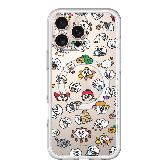 スリムプロテクションプレミアムケース with MagSafe［ ちみたん - ちみたんがいっぱい - 食べ物編 ］