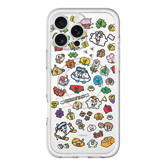 スリムプロテクションプレミアムケース with MagSafe［ ちみたん - 春夏秋冬 ］