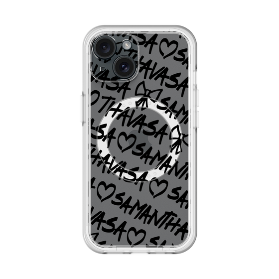 スリムプロテクションプレミアムケース with MagSafe［ Samantha Thavasa - スクリッタ - クリア ］
