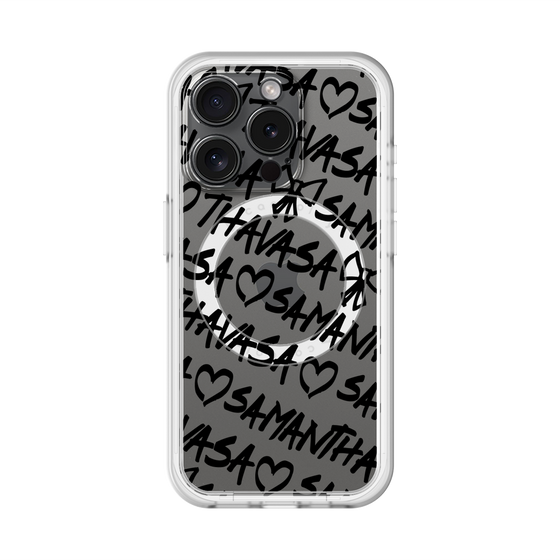 スリムプロテクションプレミアムケース with MagSafe［ Samantha Thavasa - スクリッタ - クリア ］