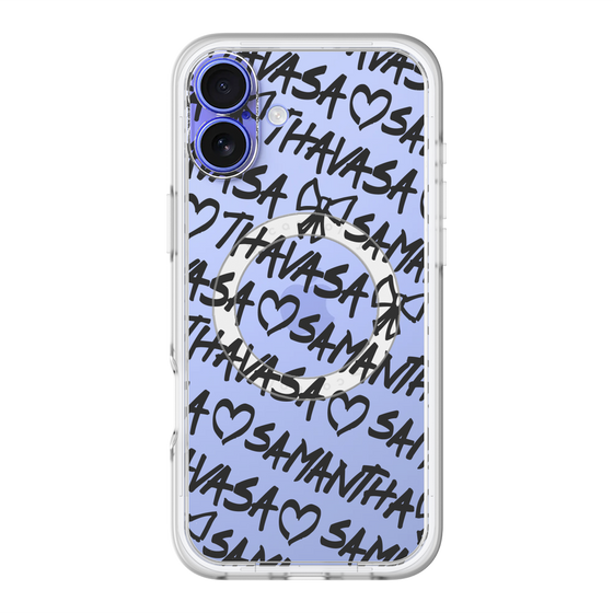 スリムプロテクションプレミアムケース with MagSafe［ Samantha Thavasa - スクリッタ - クリア ］