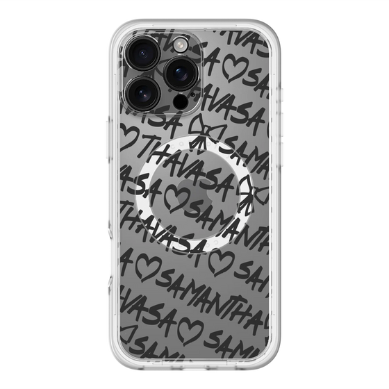 スリムプロテクションプレミアムケース with MagSafe［ Samantha Thavasa - スクリッタ - クリア ］