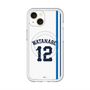 スリムプロテクションプレミアムケース with MagSafe［ 埼玉西武ライオンズ- #12 WATANABE - ホーム ］