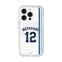 スリムプロテクションプレミアムケース with MagSafe［ 埼玉西武ライオンズ- #12 WATANABE - ホーム ］