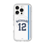 スリムプロテクションプレミアムケース with MagSafe［ 埼玉西武ライオンズ- #12 WATANABE - ホーム ］