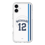 スリムプロテクションプレミアムケース with MagSafe［ 埼玉西武ライオンズ- #12 WATANABE - ホーム ］