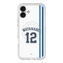 スリムプロテクションプレミアムケース with MagSafe［ 埼玉西武ライオンズ- #12 WATANABE - ホーム ］
