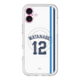 スリムプロテクションプレミアムケース with MagSafe［ 埼玉西武ライオンズ- #12 WATANABE - ホーム ］
