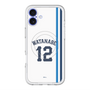 スリムプロテクションプレミアムケース with MagSafe［ 埼玉西武ライオンズ- #12 WATANABE - ホーム ］