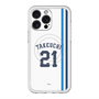 スリムプロテクションプレミアムケース with MagSafe［ 埼玉西武ライオンズ- #21 TAKEUCHI - ホーム ］