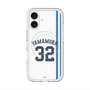 スリムプロテクションプレミアムケース with MagSafe［ 埼玉西武ライオンズ- #32 YAMAMURA - ホーム ］