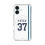 スリムプロテクションプレミアムケース with MagSafe［ 埼玉西武ライオンズ- #37 TSUGE - ホーム ］