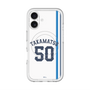 スリムプロテクションプレミアムケース with MagSafe［ 埼玉西武ライオンズ- #50 TAKAMATSU - ホーム ］