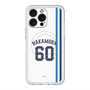 スリムプロテクションプレミアムケース with MagSafe［ 埼玉西武ライオンズ- #60 NAKAMURA - ホーム ］