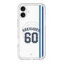 スリムプロテクションプレミアムケース with MagSafe［ 埼玉西武ライオンズ- #60 NAKAMURA - ホーム ］