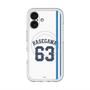 スリムプロテクションプレミアムケース with MagSafe［ 埼玉西武ライオンズ- #63 HASEGAWA - ホーム ］