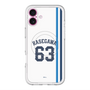 スリムプロテクションプレミアムケース with MagSafe［ 埼玉西武ライオンズ- #63 HASEGAWA - ホーム ］