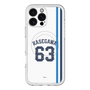 スリムプロテクションプレミアムケース with MagSafe［ 埼玉西武ライオンズ- #63 HASEGAWA - ホーム ］
