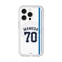 スリムプロテクションプレミアムケース with MagSafe［ 埼玉西武ライオンズ- #70 MAMEDA - ホーム ］