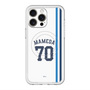 スリムプロテクションプレミアムケース with MagSafe［ 埼玉西武ライオンズ- #70 MAMEDA - ホーム ］