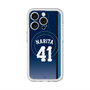 スリムプロテクションプレミアムケース with MagSafe［ 埼玉西武ライオンズ- #41 NARITA - ビジター ］
