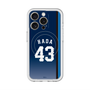 スリムプロテクションプレミアムケース with MagSafe［ 埼玉西武ライオンズ- #43 HADA - ビジター ］