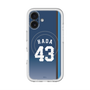 スリムプロテクションプレミアムケース with MagSafe［ 埼玉西武ライオンズ- #43 HADA - ビジター ］