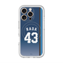 スリムプロテクションプレミアムケース with MagSafe［ 埼玉西武ライオンズ- #43 HADA - ビジター ］