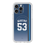 スリムプロテクションプレミアムケース with MagSafe［ 埼玉西武ライオンズ- #53 MAKINO - ビジター ］