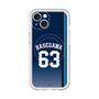 スリムプロテクションプレミアムケース with MagSafe［ 埼玉西武ライオンズ- #63 HASEGAWA - ビジター ］