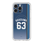 スリムプロテクションプレミアムケース with MagSafe［ 埼玉西武ライオンズ- #63 HASEGAWA - ビジター ］