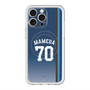 スリムプロテクションプレミアムケース with MagSafe［ 埼玉西武ライオンズ- #70 MAMEDA - ビジター ］
