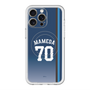 スリムプロテクションプレミアムケース with MagSafe［ 埼玉西武ライオンズ- #70 MAMEDA - ビジター ］