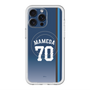 スリムプロテクションプレミアムケース with MagSafe［ 埼玉西武ライオンズ- #70 MAMEDA - ビジター ］