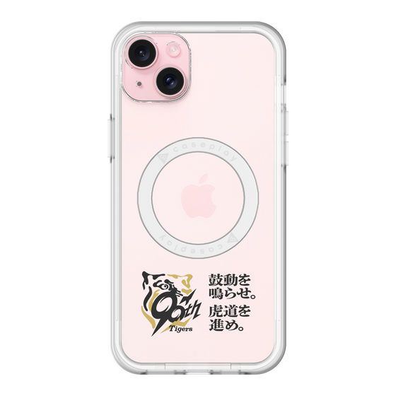 スリムプロテクションプレミアムケース with MagSafe［ 阪神タイガース - 90周年ロゴ - キャッチコピー ］