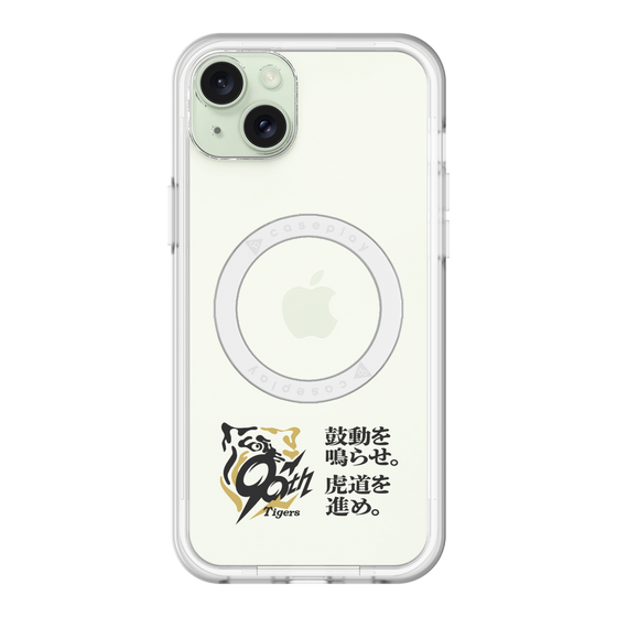 スリムプロテクションプレミアムケース with MagSafe［ 阪神タイガース - 90周年ロゴ - キャッチコピー ］