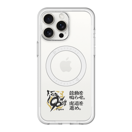 スリムプロテクションプレミアムケース with MagSafe［ 阪神タイガース - 90周年ロゴ - キャッチコピー ］