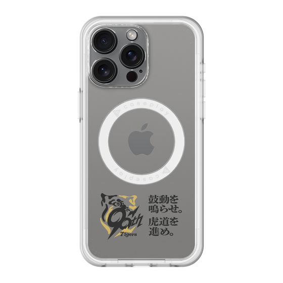 スリムプロテクションプレミアムケース with MagSafe［ 阪神タイガース - 90周年ロゴ - キャッチコピー ］