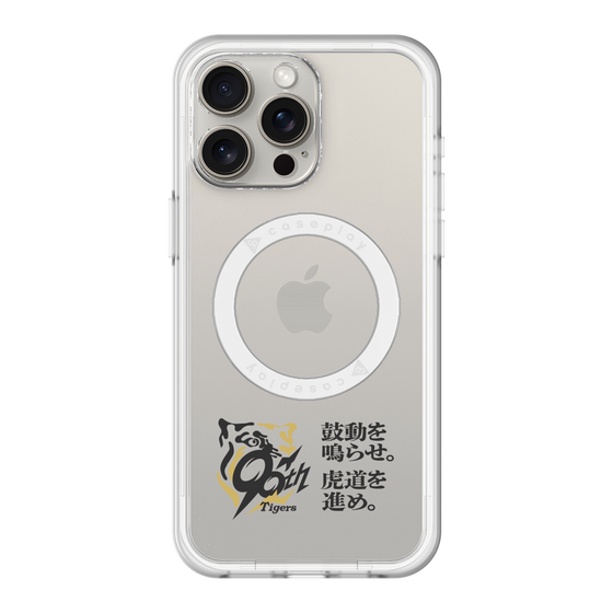 スリムプロテクションプレミアムケース with MagSafe［ 阪神タイガース - 90周年ロゴ - キャッチコピー ］