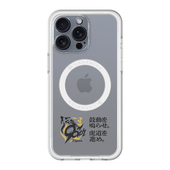 スリムプロテクションプレミアムケース with MagSafe［ 阪神タイガース - 90周年ロゴ - キャッチコピー ］