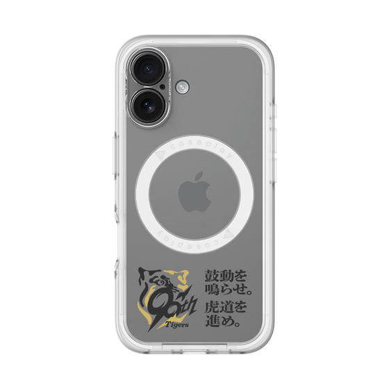 スリムプロテクションプレミアムケース with MagSafe［ 阪神タイガース - 90周年ロゴ - キャッチコピー ］