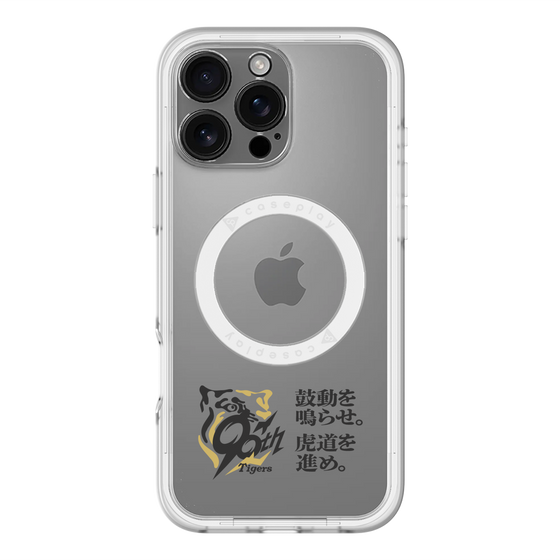 スリムプロテクションプレミアムケース with MagSafe［ 阪神タイガース - 90周年ロゴ - キャッチコピー ］