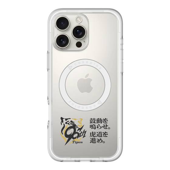 スリムプロテクションプレミアムケース with MagSafe［ 阪神タイガース - 90周年ロゴ - キャッチコピー ］